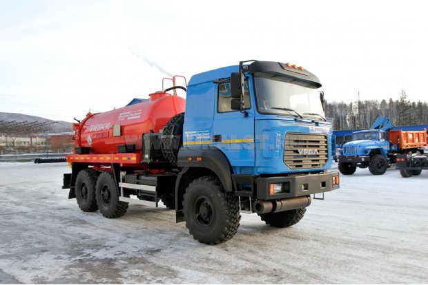 Автоцистерна АКН-10-ОД ВК УСТ-5453 на шасси Урал 5557-82М