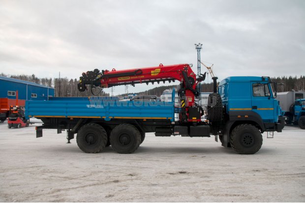  Бортовой с КМУ ИТ-200 (тросовый с буром) УСТ 5453 Урал 4320-80Е5