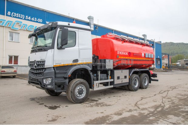 Автотопливозаправщик АТЗ 21-3 Mercedes-Benz Arocs 3348А (6х6)