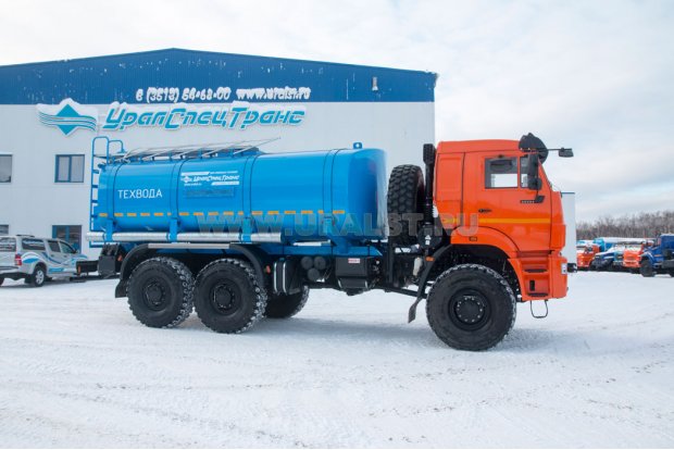 Автоцистерна для технической воды АЦВ-15Т УСТ 5453 Камаз 65224-3971-53