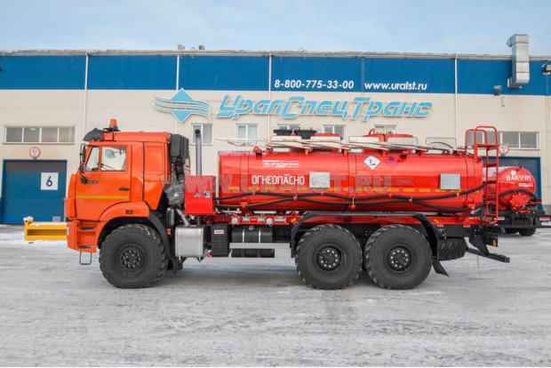 Автотопливозаправщик АТЗ-12-2 УСТ 5453 Камаз 43118-50 сп.м доработка под ДОПОГ