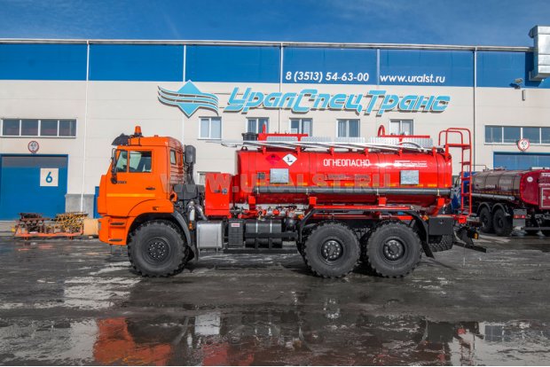 Автотопливозаправщик АТЗ-11-2 УСТ 5453 Камаз 43118-50 два УВТ-25 доработка под ДОПОГ