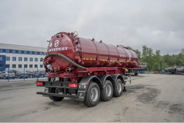 Полуприцеп цистерна вакуумная ППЦВ 20-32Л-ОД КО-510 рамная