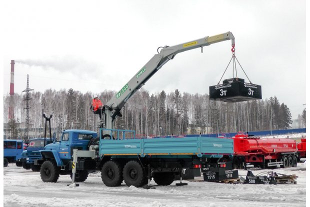 Испытани бортового Урал 4320 с КМУ ИФ-300С