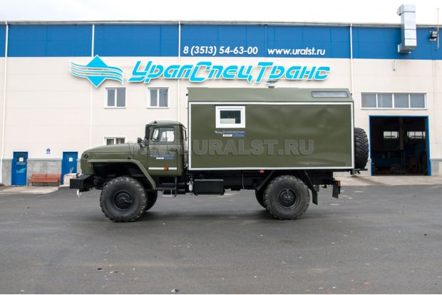 ТБМ УСТ 5453 Урал 43206-1151-71, лебедка