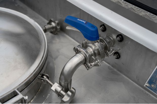 Дисковый затвор моющей головки