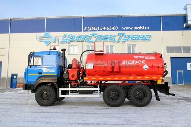 Автоцистерна АКН-10-ОД ВК УСТ-5453 на шасси Урал 5557-82М