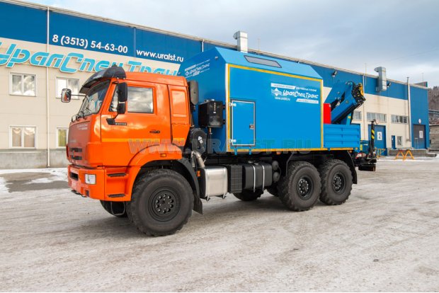 Передвижная мастерская ПАРМ с КМУ ИМ-95 УСТ 5453 Камаз 43118-50, сп.м