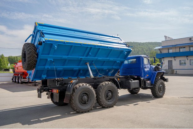 Самосвал АС 10-18 боковая УСТ 5453 Урал 4320-1951-60