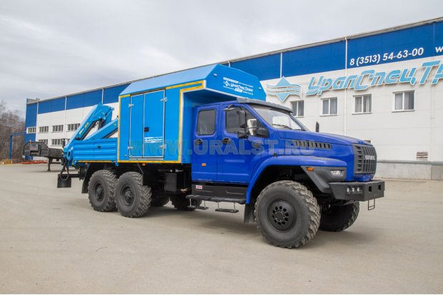 Передвижная мастерская ПАРМ с КМУ ИМ-95 УСТ 5453 Урал NEXT 4320-72Е5И06