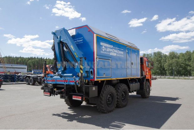 Маслостанция с КМУ ИМ-95 УСТ 54535В Камаз 43118-50