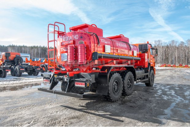 Автотопливозаправщик АТЗ-11-2 УСТ 5453 Камаз 43118-50 два УВТ-25 доработка под ДОПОГ