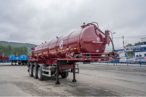 Полуприцеп вакуумный ППЦВ 20-32Л-ОД КО-510 рамная