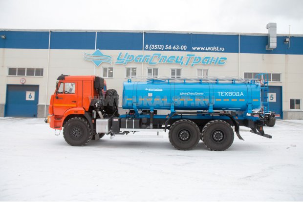 Автоцистерна для технической воды АЦВ-11Т УСТ 5453 Камаз 43118-50 сп.м.