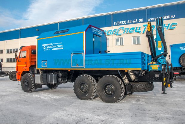АРОК УСТ 5453 с КМУ ИМ-150  Камаз 43118-50