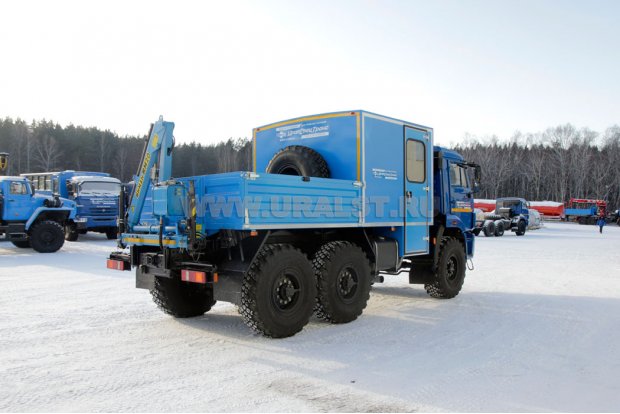 ГПА 6+2 откр. с КМУ ИМ-20 УСТ 5453 Камаз 5350-66(D5)