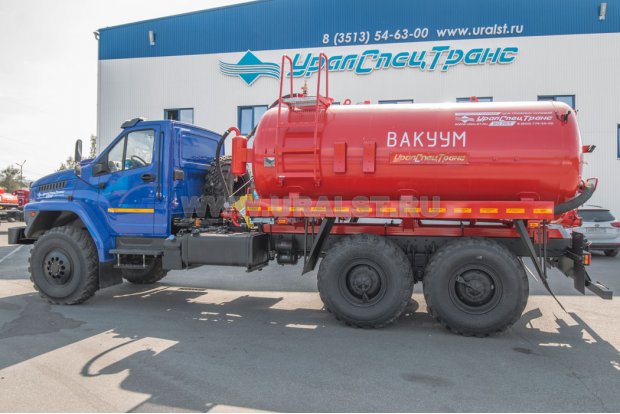 Автоцистерна вакуумная коммунальная МВ-10 КО УСТ 5453 Урал NEXT 4320-74Е5Г38