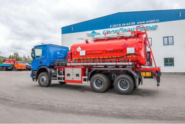 Автотопливозаправщик  АТЗ-15-2 SCANIA CP 380 B6x6HZ