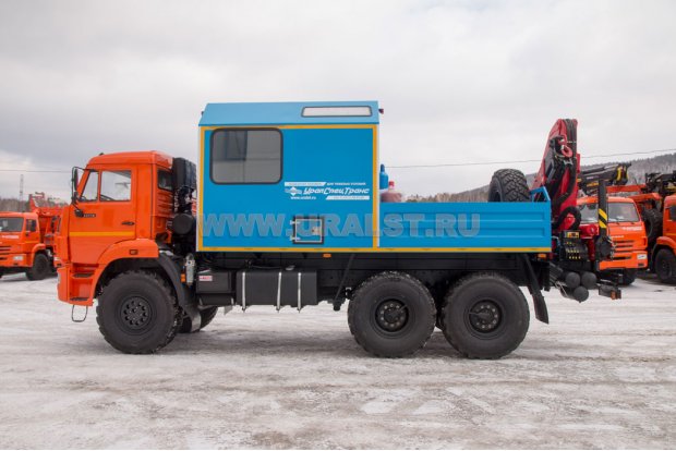 Мобильная ремонтная мастерская АРОК с КМУ ИМ-150N УСТ Камаз 43118