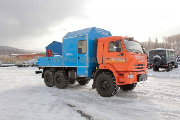 ТБМ с КМУ ИМ-20 УСТ 5453 Камаз 43118