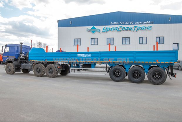 Полуприцеп бортовой ППБ 40-31-12К УСТ 9465 ССУ 1500 шины 14R20
