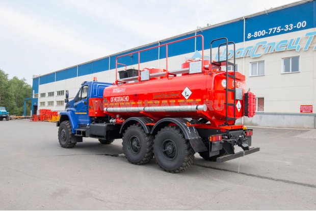 Автотопливозаправщик АТЗ-11-2Б УСТ 5453 Урал NEXT 4320-6951-74Г38 доработка под ДОПОГ