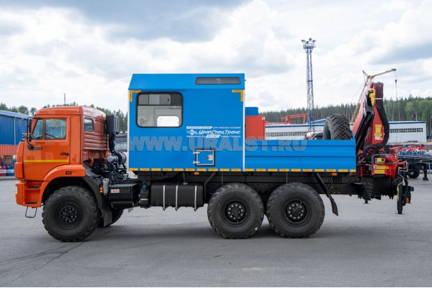 Автофургон АРОК с КМУ ИМ-150 УСТ Камаз 43118