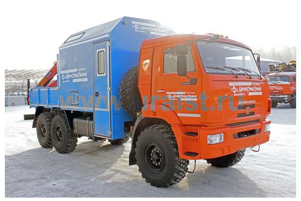 Автофургон с КМУ