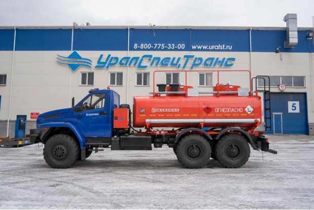 Топливозаправщик АТЗ-11-2Б УСТ 5453 Урал NEXT 4320-6951-72 доработка под ДОПОГ, УВЭОС