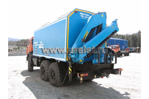 Маслостанция с КМУ ИМ-150 УСТ 5453 Камаз 43118
