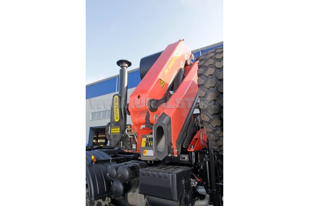 Седельный тягач с КМУ РК-30002-K УСТ 5453 Камаз 65221