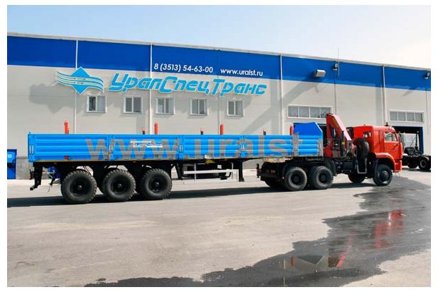 Седельный тягач с КМУ PK-23500В УСТ 5453 Камаз 65225