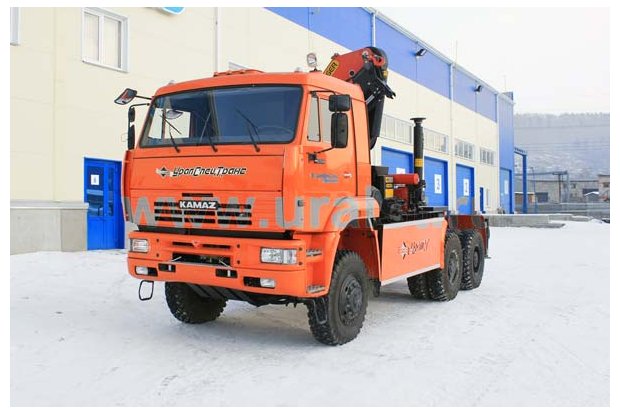 Седельный тягач с КМУ PK-30002А УСТ 5453 Камаз 65225