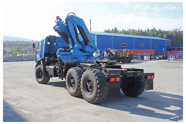 Седельный тягач с КМУ ИМ-240-4 УСТ 5453 Камаз 43118-50