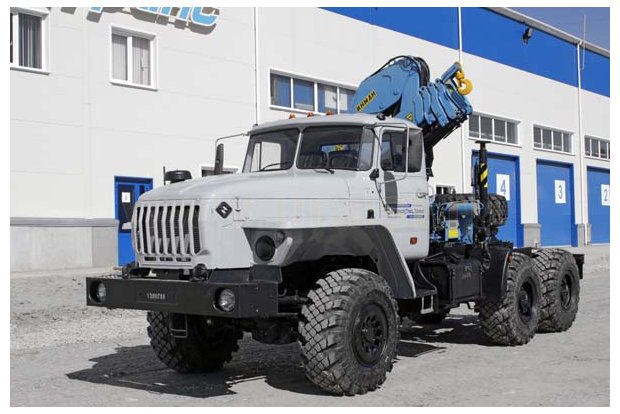 Седельный тягач с КМУ ИМ 150N-04 УСТ 5453 Урал 5557-1151-60Е5