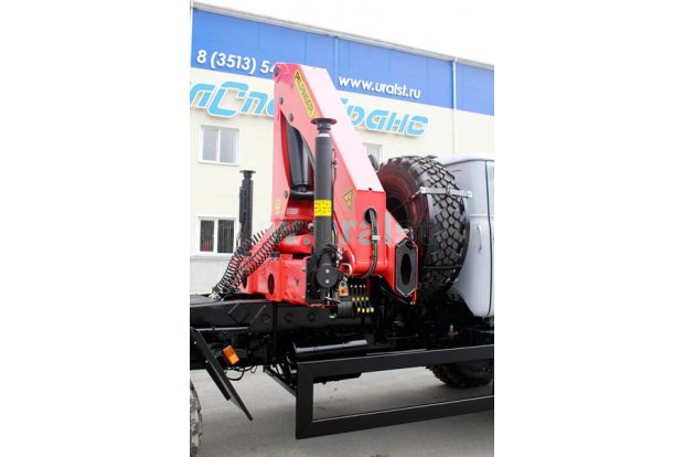 Седельный тягач с КМУ PK-23500А УСТ 5453 Урал 4320-1951-60