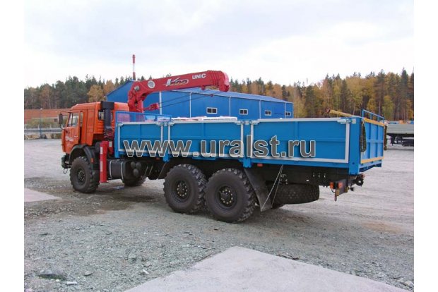 Бортовой с КМУ UNIC UR-V505 УСТ 5453 Камаз 43118
