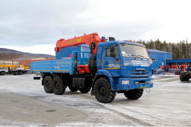 Бортовой с КМУ ИТ-180 (тросовый) УСТ 5453 Камаз 43118-24