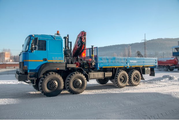 Бортовой контейнеровоз с КМУ PK-23500А УСТ 5453 Урал 532362-1151-70