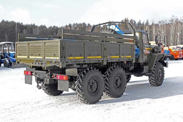 Бортовой с КМУ ИМ-55 Урал 4320