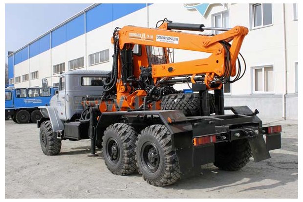 Погрузчик леса с ГМ СФ-140СТ УСТ 54532 Урал 4320
