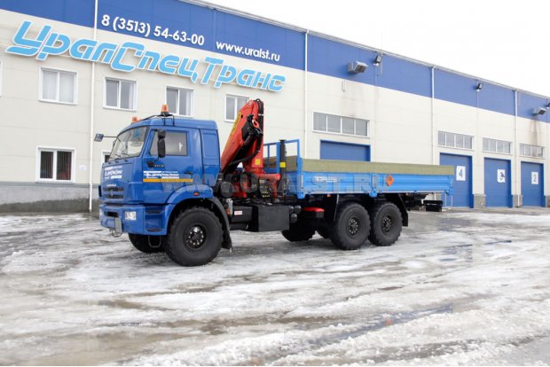 Бортовой автомобиль для ВВ с КМУ PK-23500 УСТ 5453 Камаз 43118