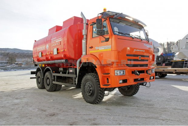 Автотопливозаправщик АТЗ-20-2 УСТ 54533Z Камаз 6522-53 доработка под ДОПОГ