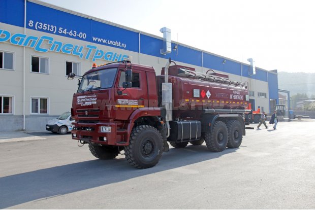 Автотопливозаправщик АТЗ-16-2 УСТ 5453 Камаз 65224-53 доработка под ДОПОГ
