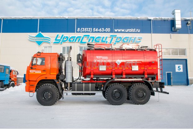 Автотопливозаправщик АТЗ-18-2 УСТ 54535К Камаз 65224-53 доработка под ДОПОГ