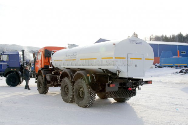АЦПТ-9,5 нерж/нерж с насосом Камаз 43118