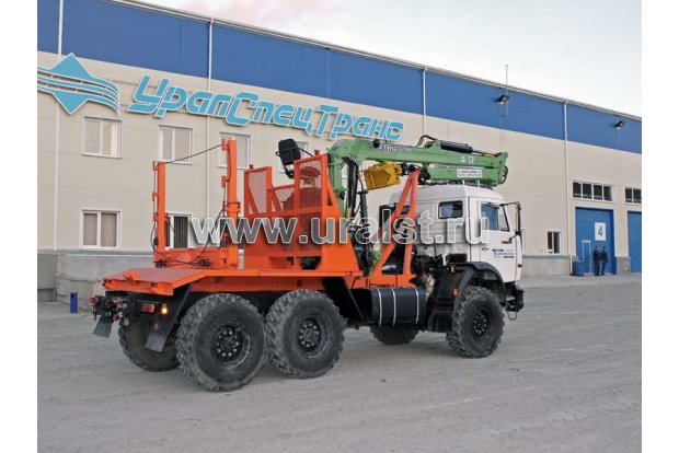 Лесовоз с ГМ Атлант 90 Камаз 43118