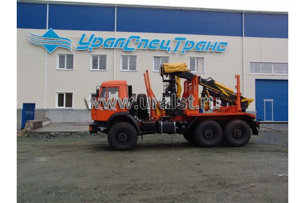 Лесовоз с ГМ ОМТЛ-97 Камаз 43118