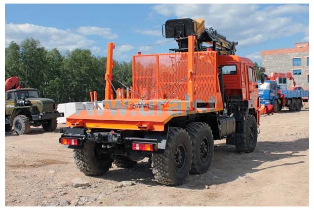 Лесовоз с ГМ ОМТЛ-97 Камаз 43118