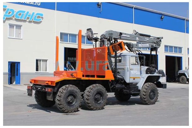 Лесовоз с ГМ СФ-85С Урал 55571-40